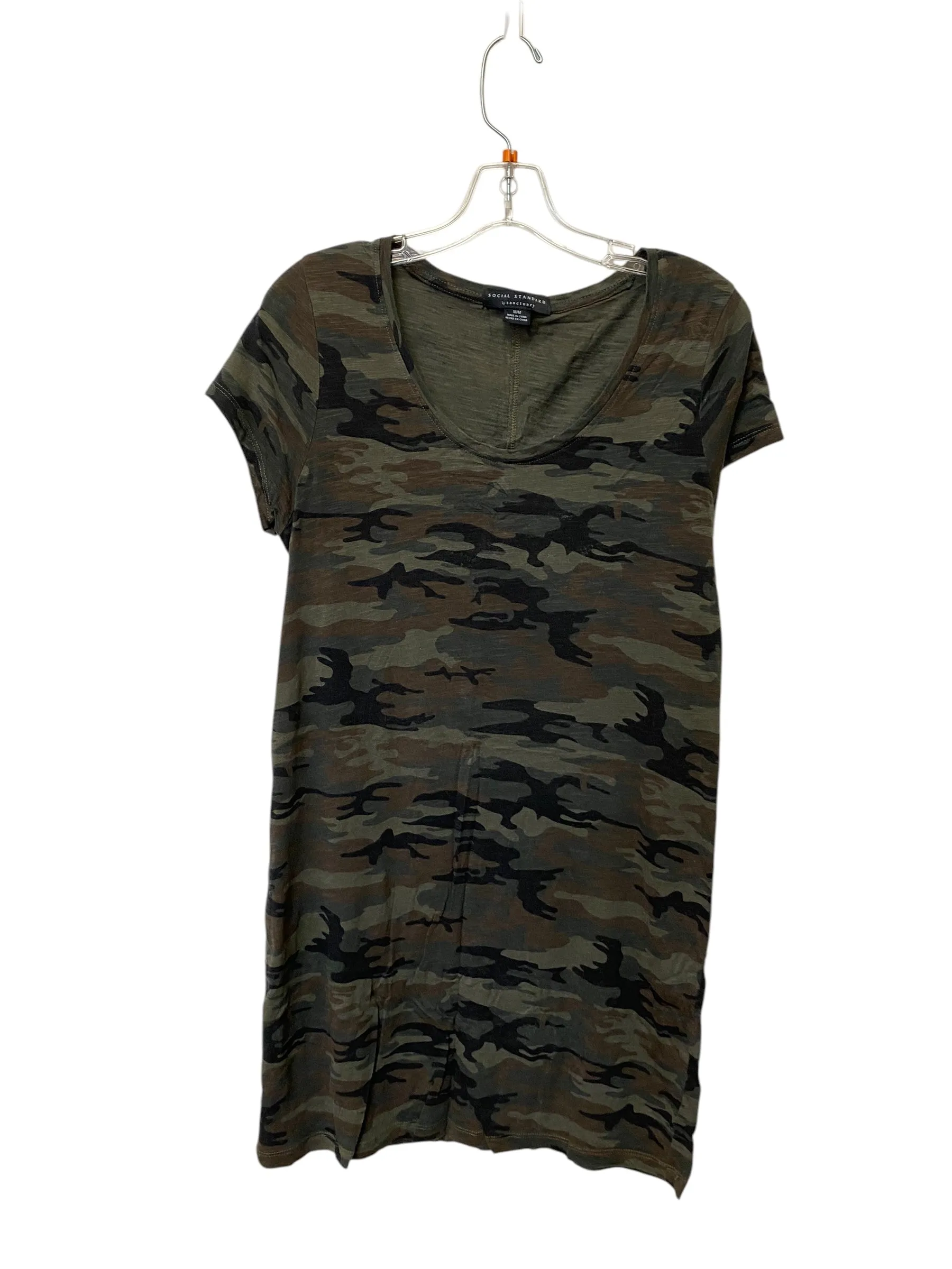 Dress Casual Midi By Sanctuary In Camouflage Print, Size: M