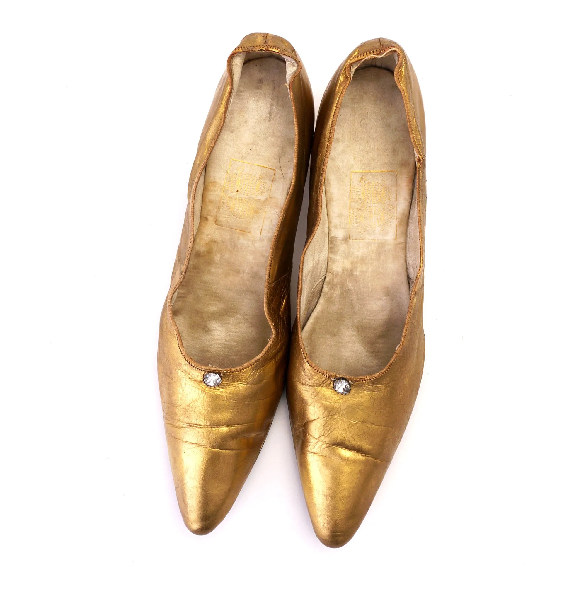 Edwardian Gold Pumps by William Whiteley's
