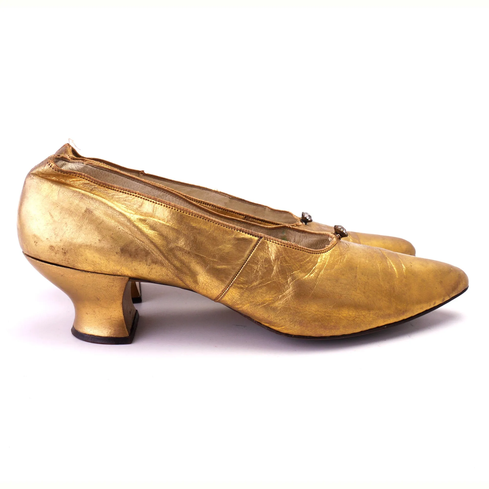 Edwardian Gold Pumps by William Whiteley's