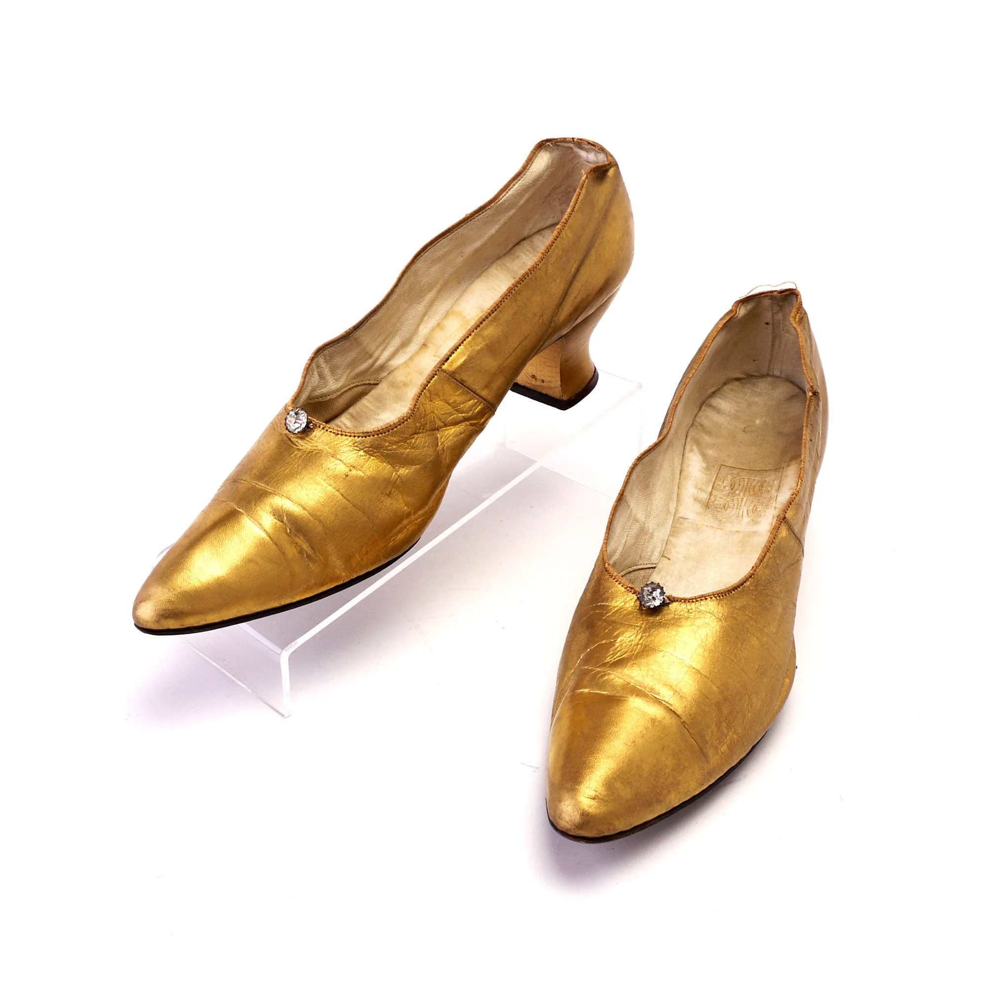 Edwardian Gold Pumps by William Whiteley's