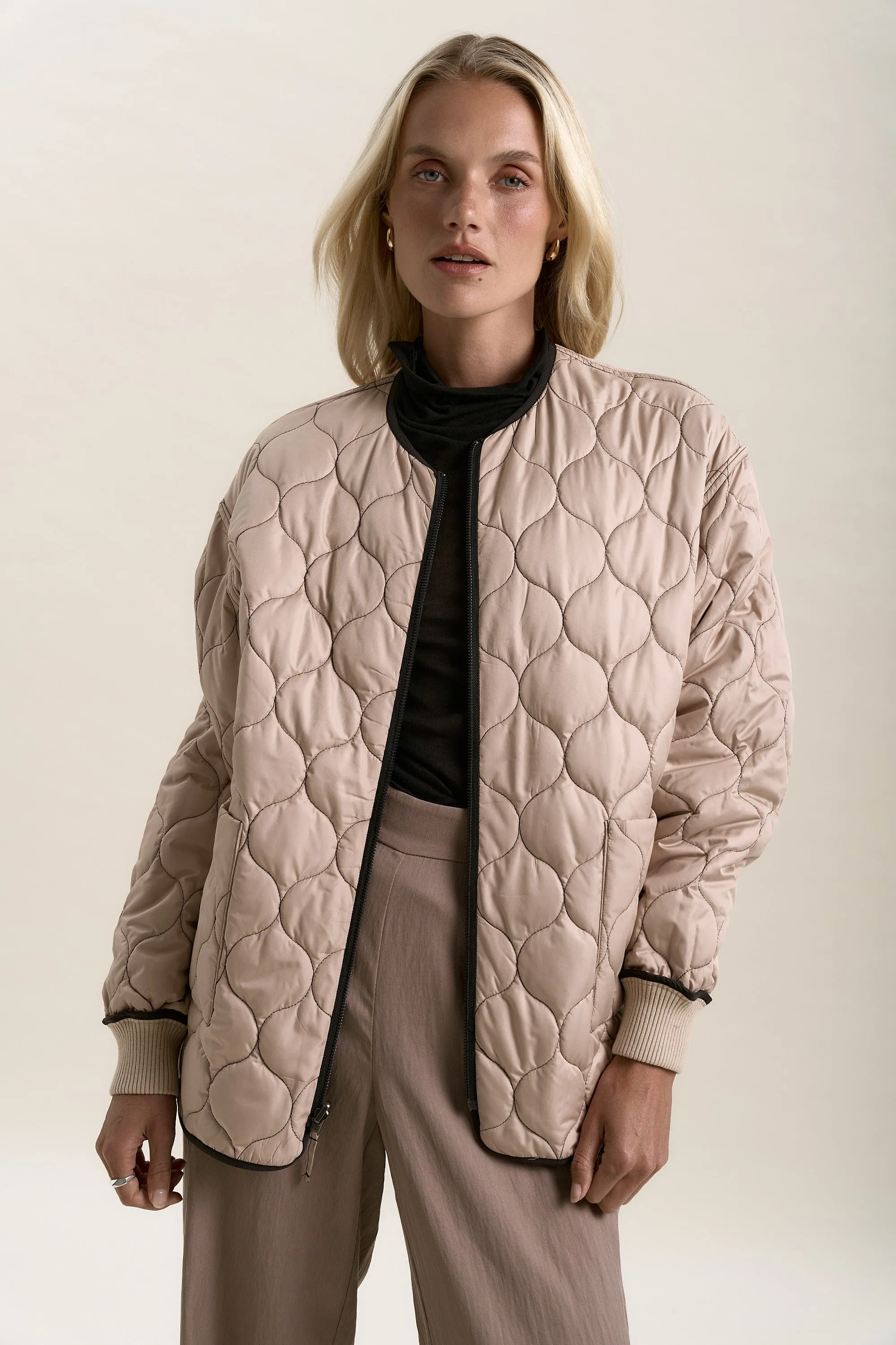 Elementary Mckenna Reversible Quilted Puffer