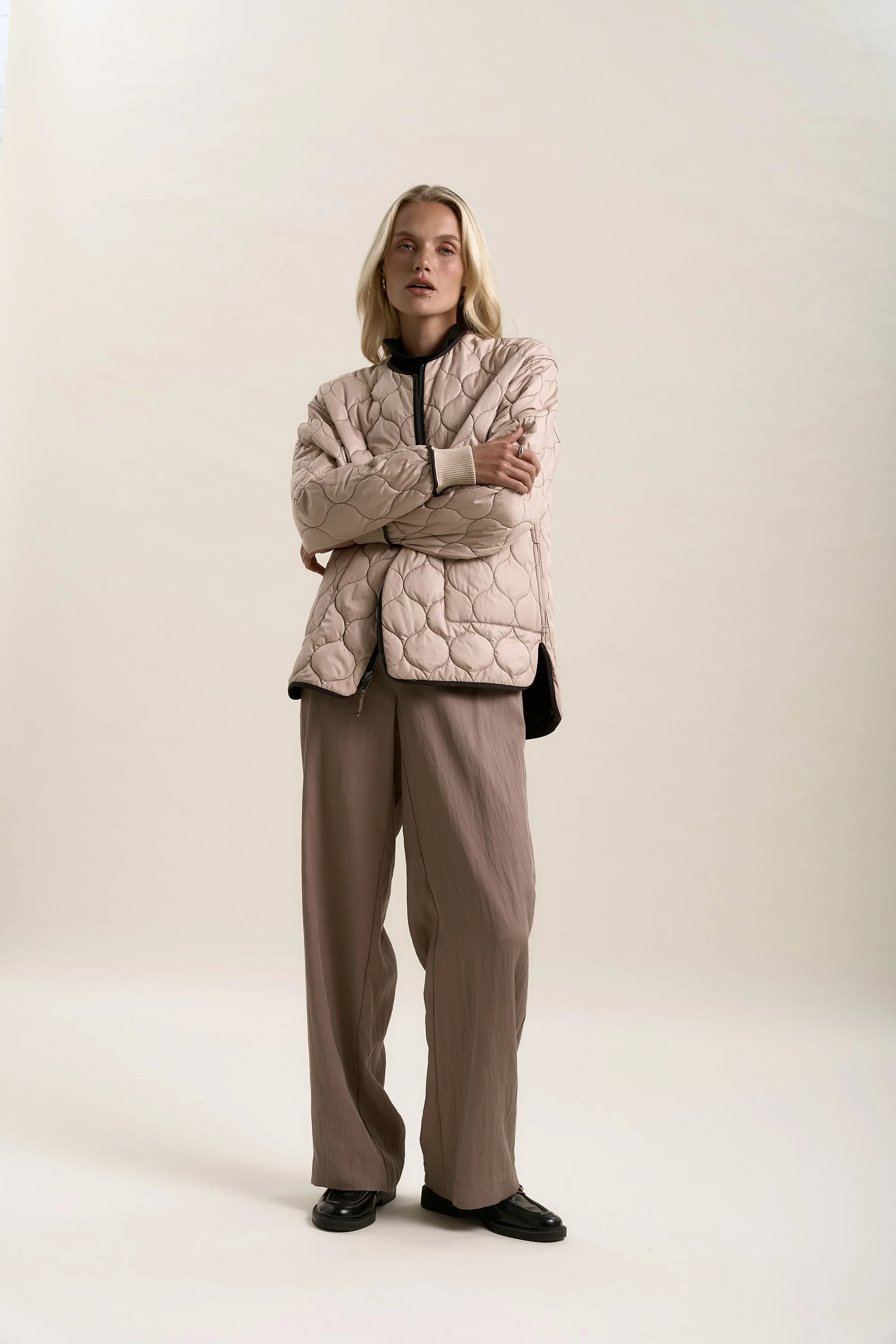 Elementary Mckenna Reversible Quilted Puffer