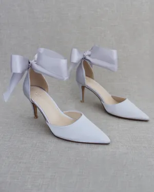 Evening Heels With Ankle Ribbon