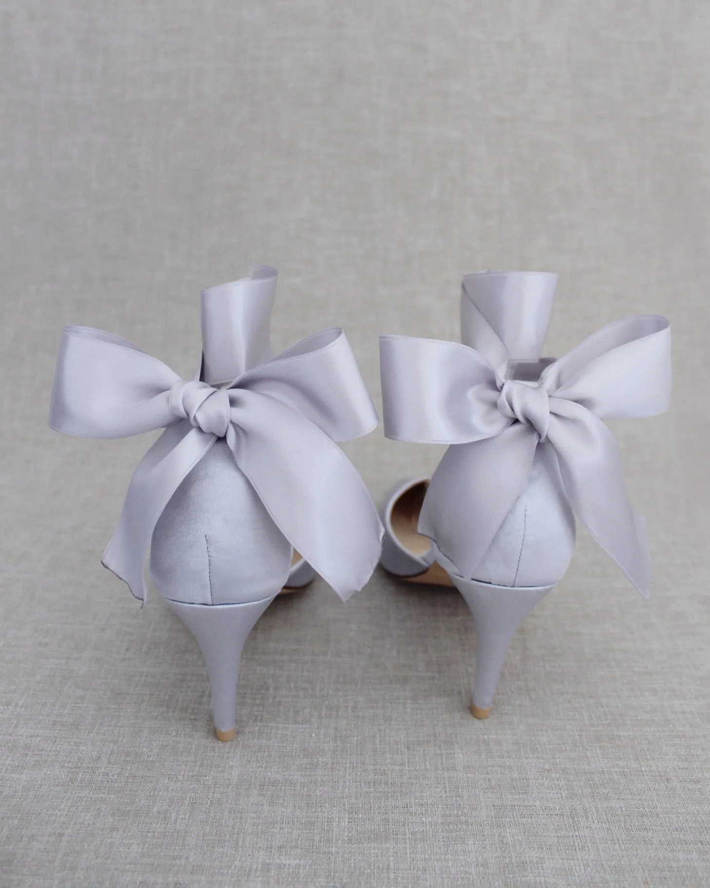 Evening Heels With Ankle Ribbon