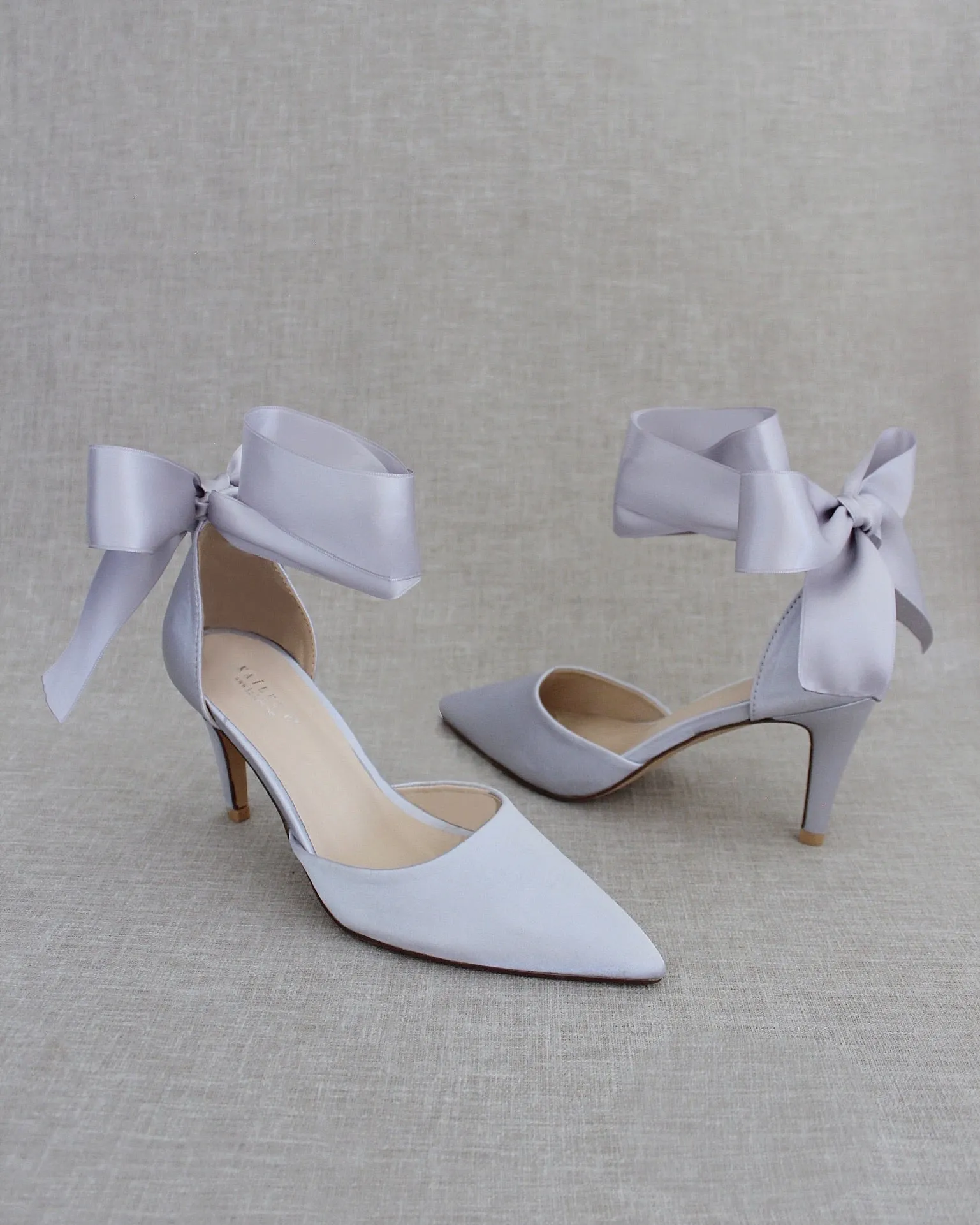 Evening Heels With Ankle Ribbon
