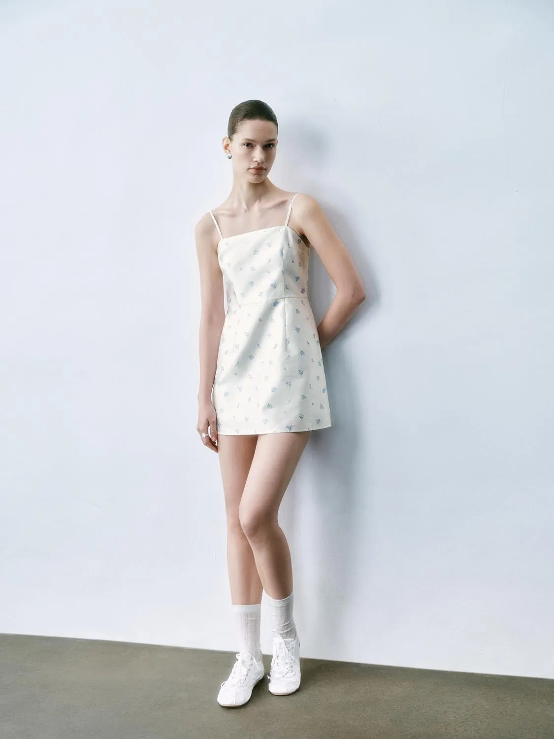 Floral Cami A-Line Dresses
