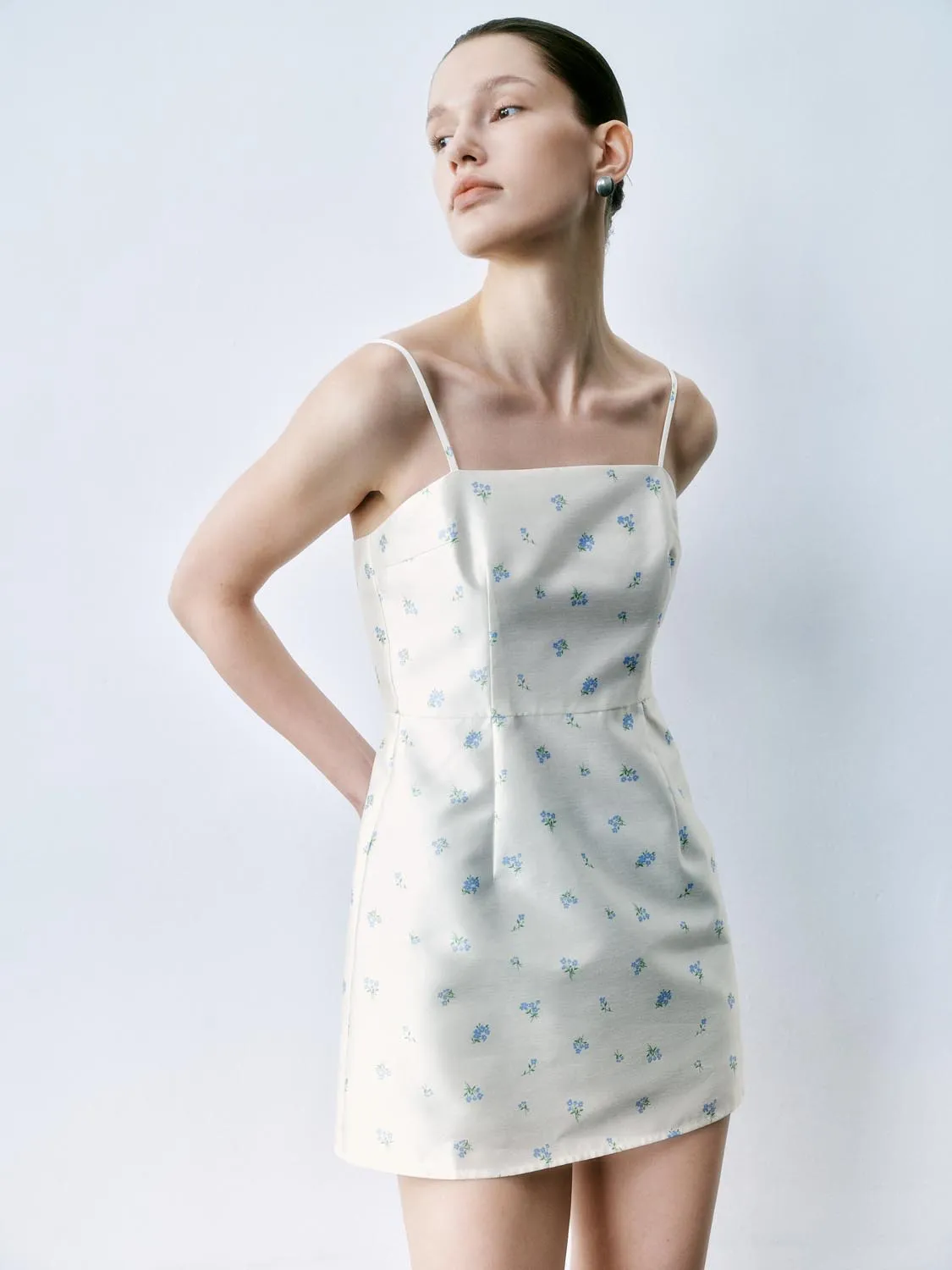 Floral Cami A-Line Dresses