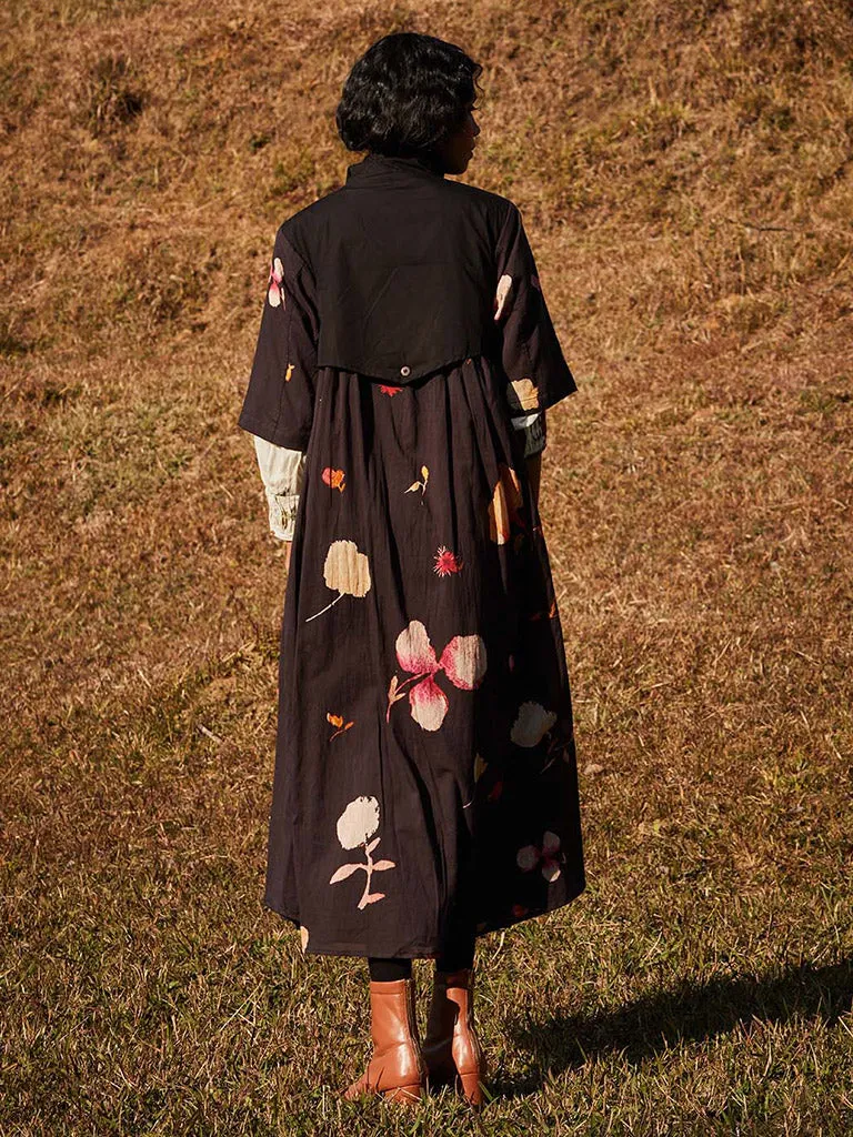 Floral Storm Trench Coat