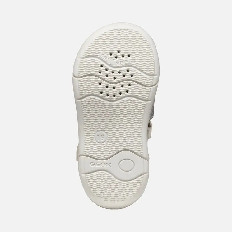 Geox - Sandal Zapito - White/Silver