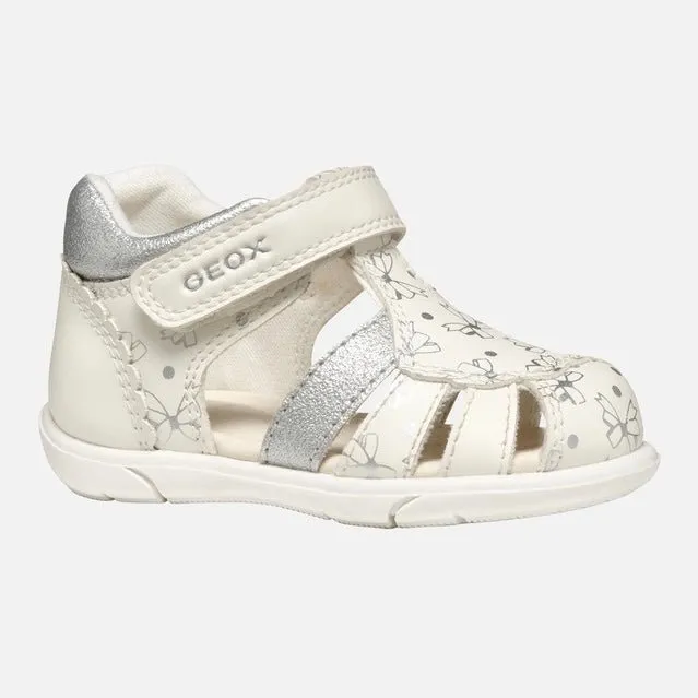 Geox - Sandal Zapito - White/Silver