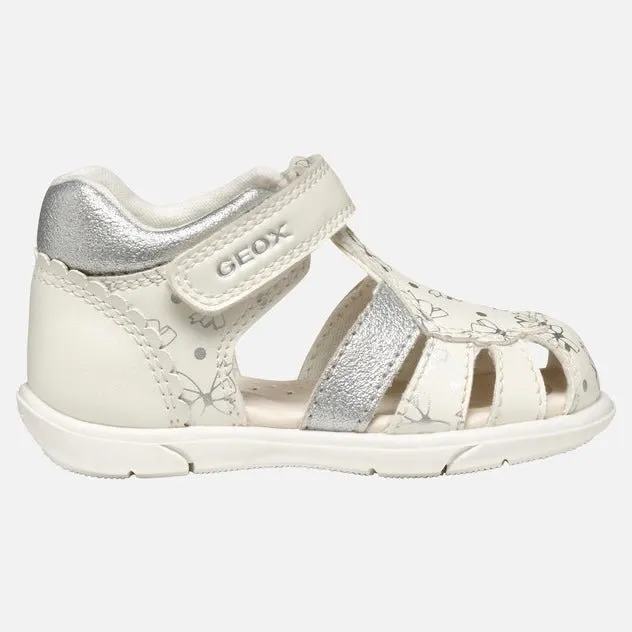 Geox - Sandal Zapito - White/Silver