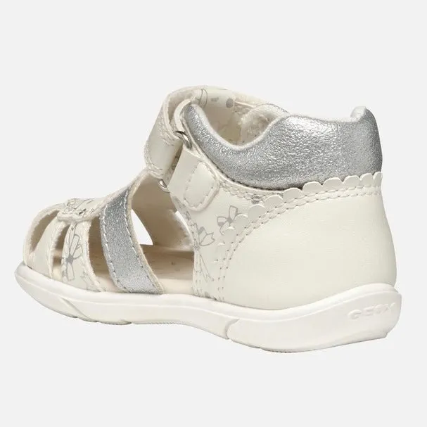 Geox - Sandal Zapito - White/Silver