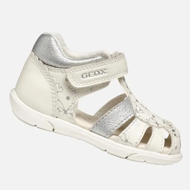 Geox - Sandal Zapito - White/Silver