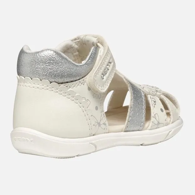Geox - Sandal Zapito - White/Silver