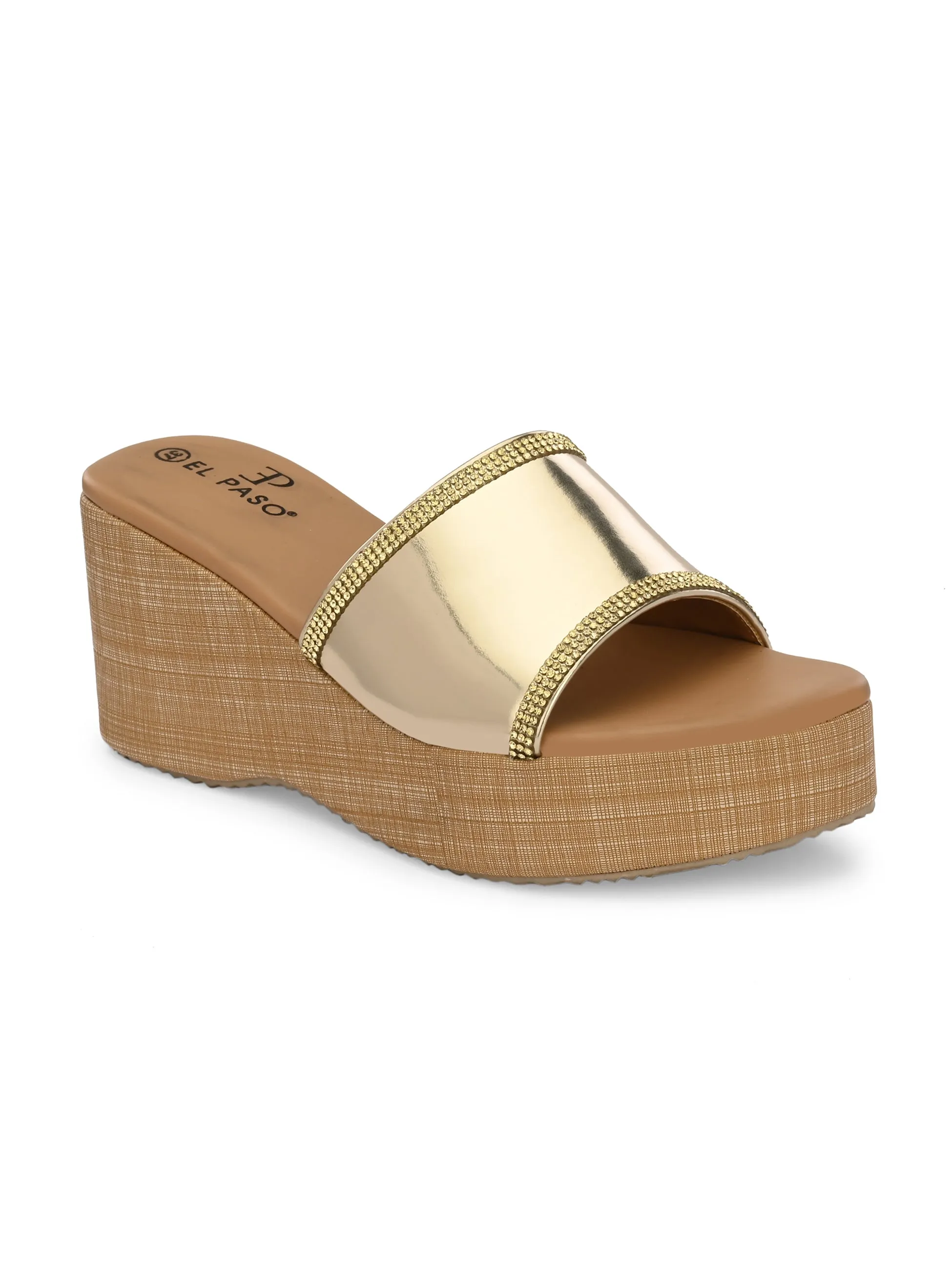 Gilded Glow Wedge For Women