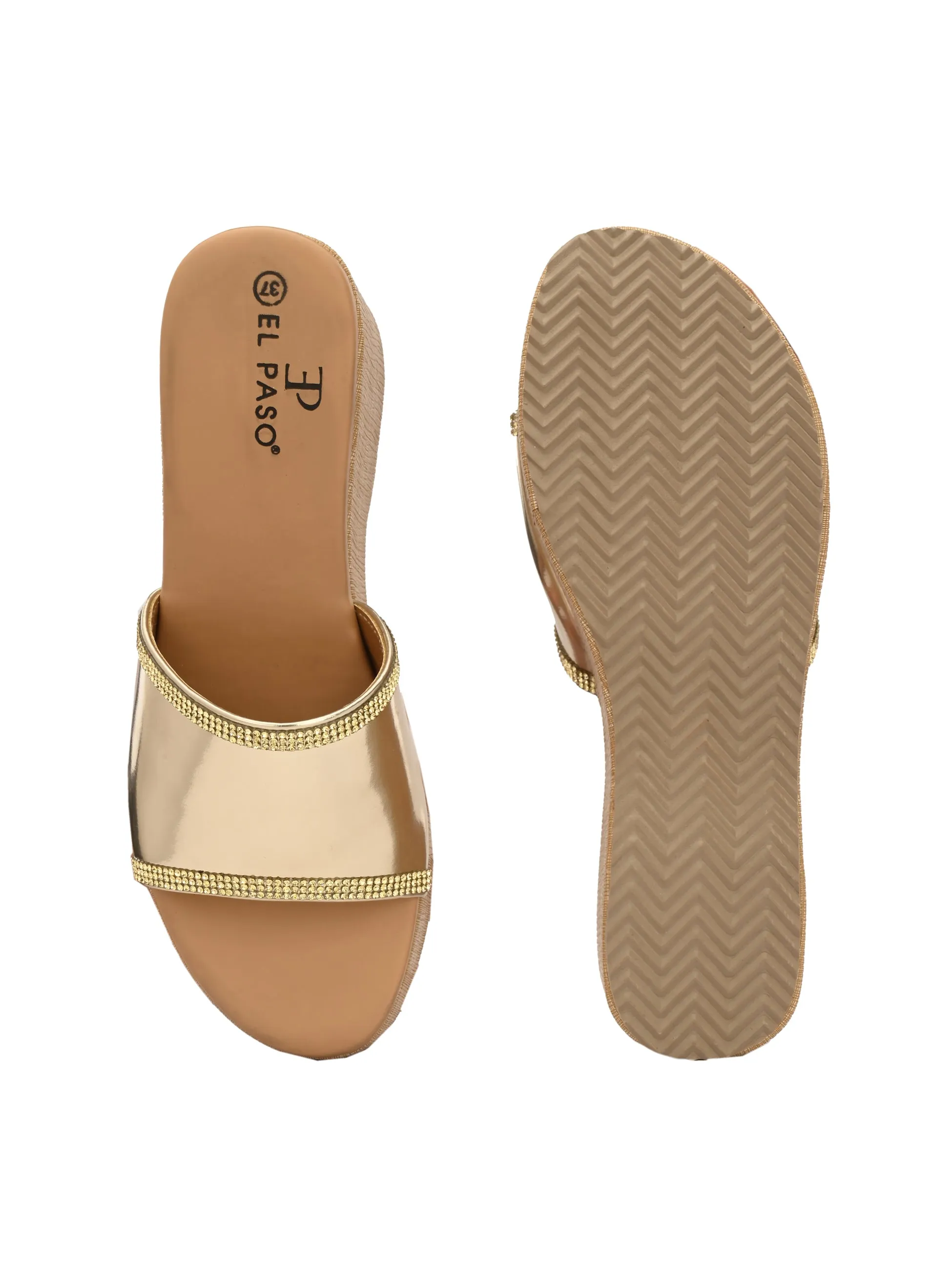 Gilded Glow Wedge For Women