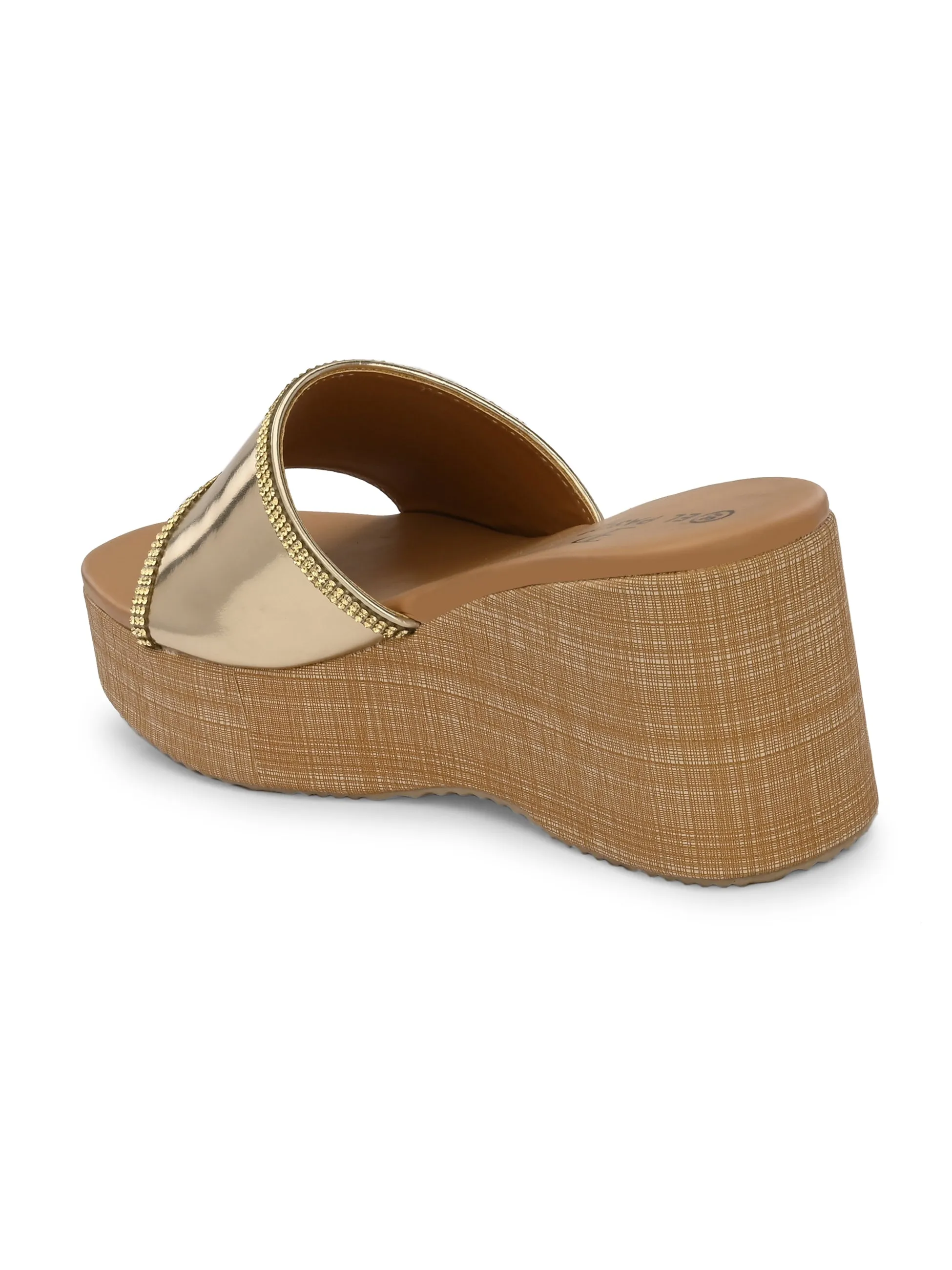 Gilded Glow Wedge For Women