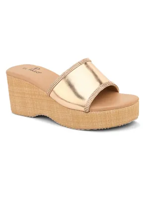 Gilded Glow Wedge For Women