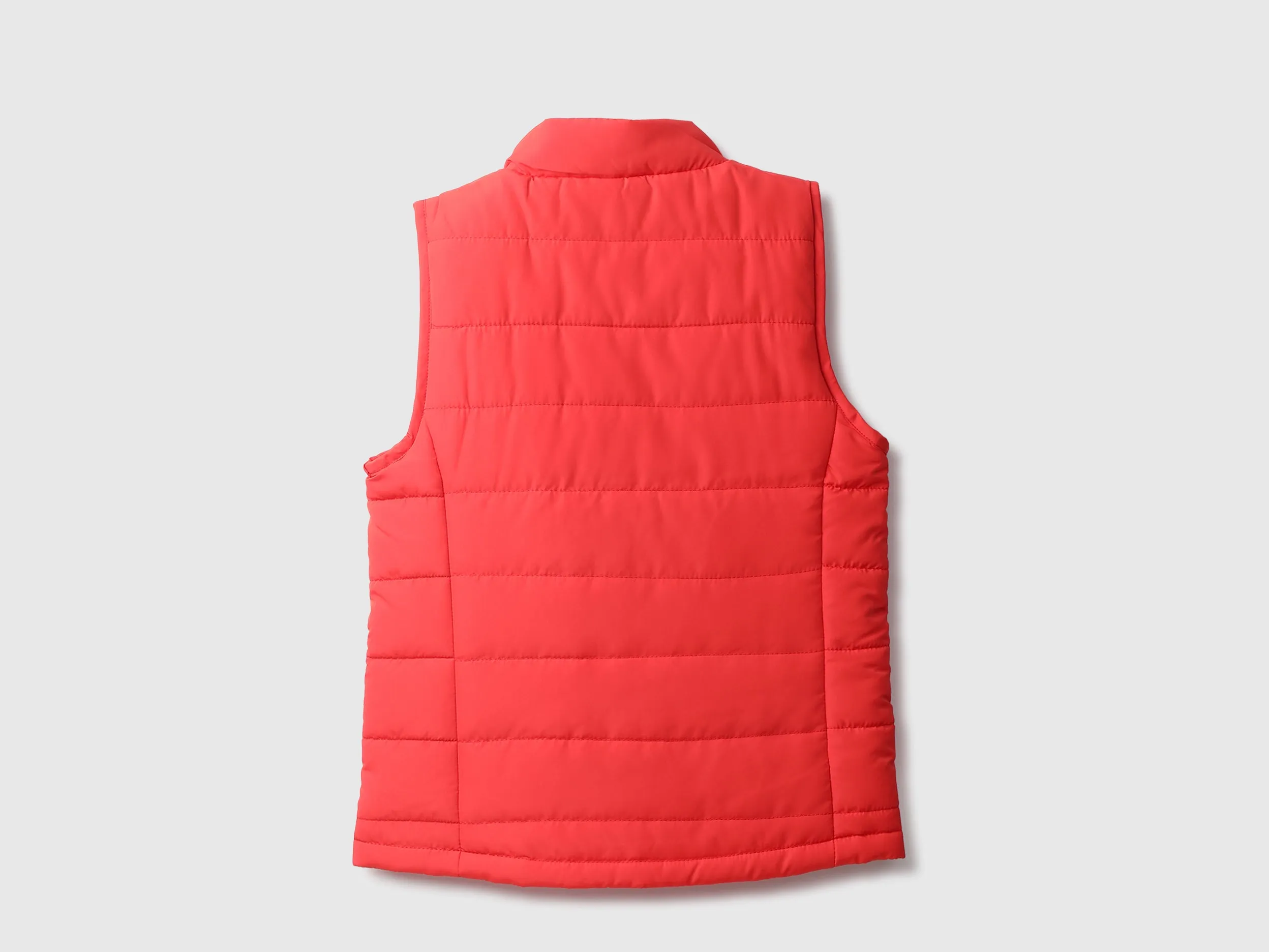Girls Quilted High Neck Jacket