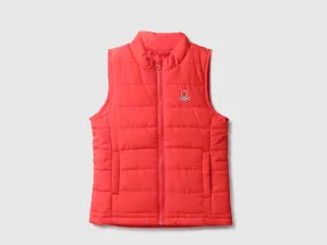 Girls Quilted High Neck Jacket