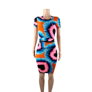 Good As Always Tie Die Dress w/Matching Fanny Pack