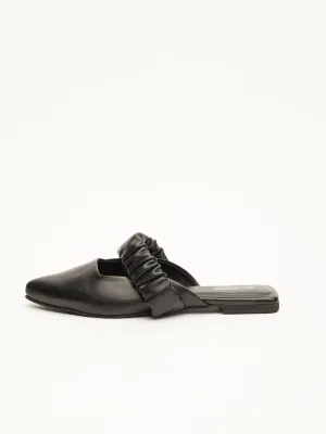 GOSSIP WOMENS BLACK MULES