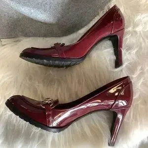 Gucci "Horsebit Accent Leather" Heels