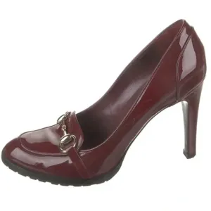 Gucci "Horsebit Accent Leather" Heels