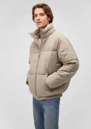 High Collar Grey Jacket
