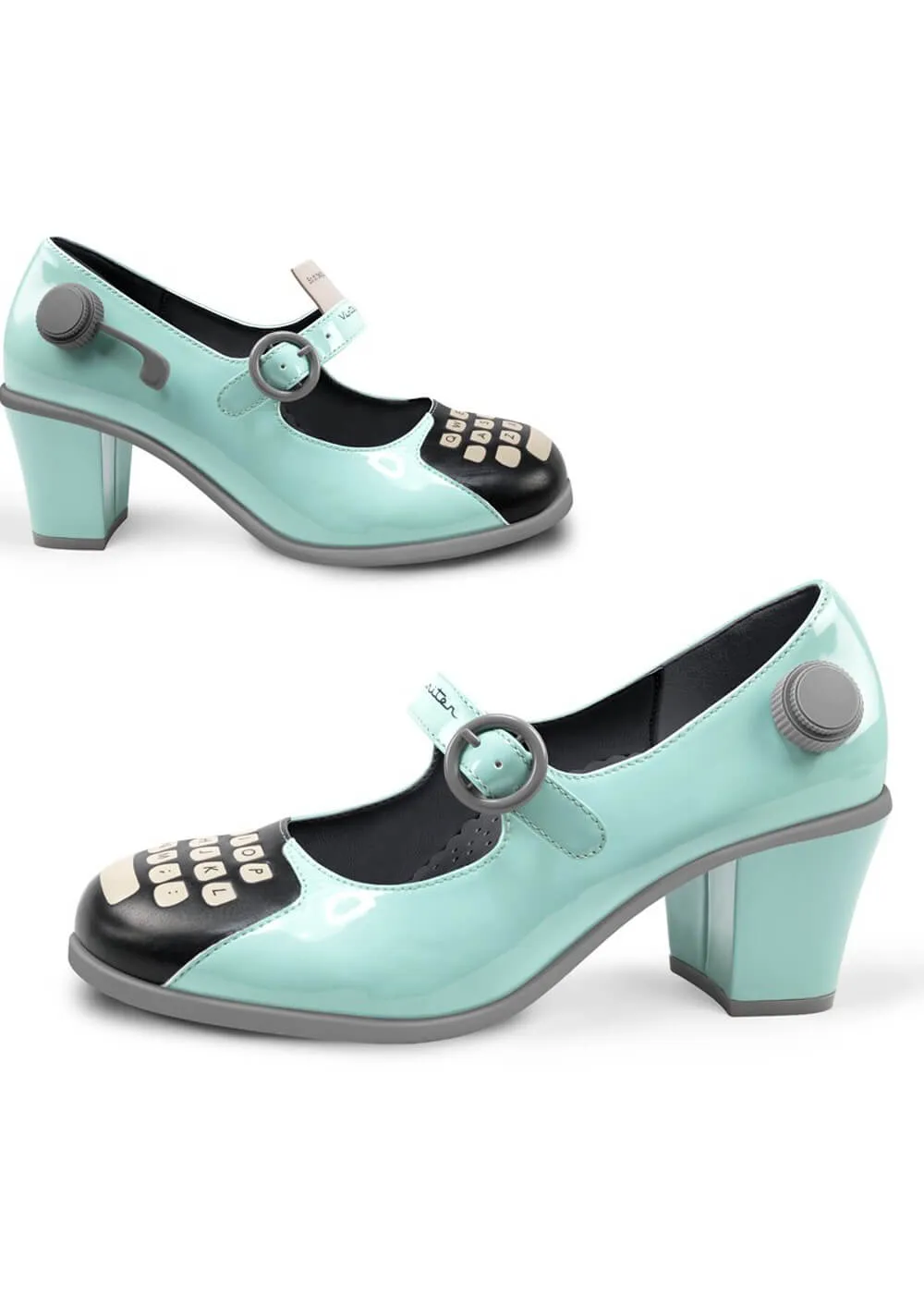 Hot Chocolate Design Typewriter Heels