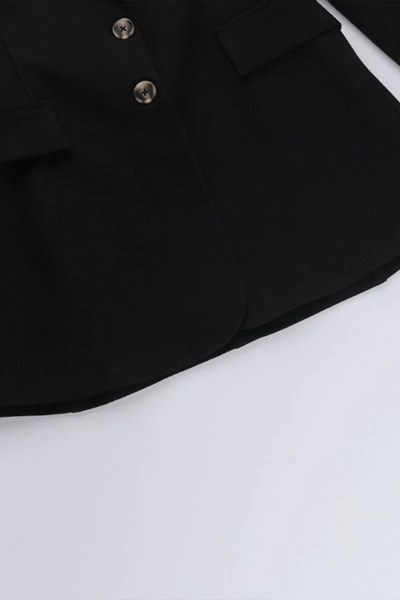 HUS1369 Chic Blazer Mini Dress Set