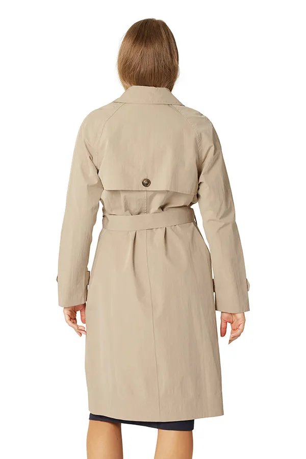 Ilse Jacobsen White Pepper Trench RainCoat