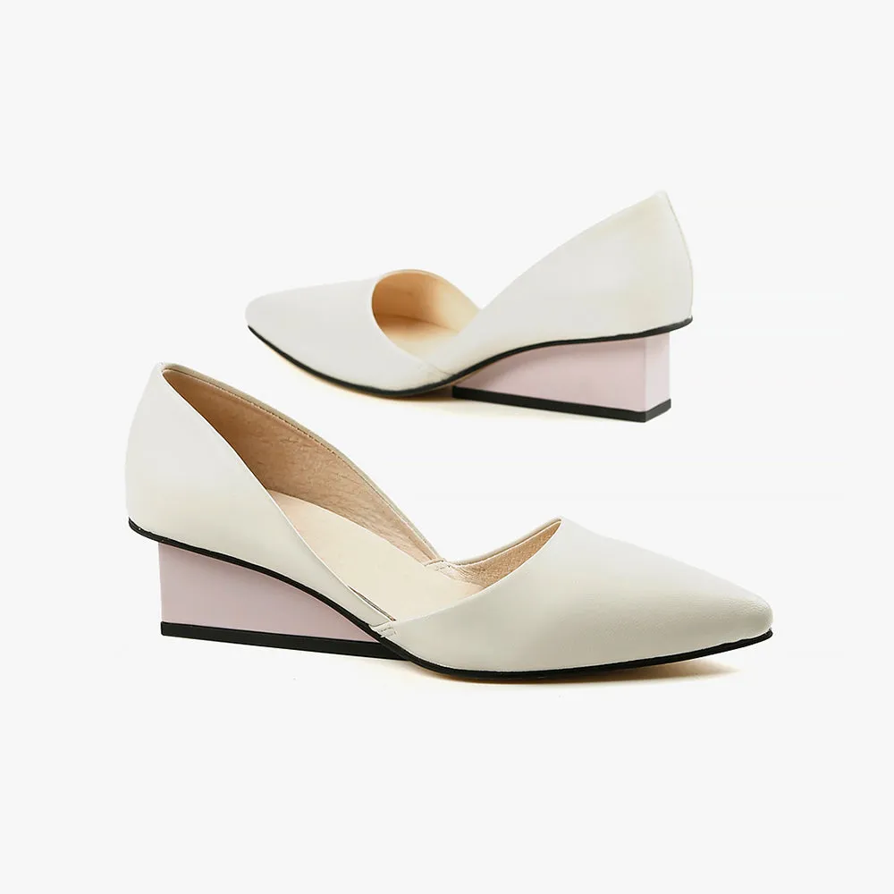 Ivory Square Wedge