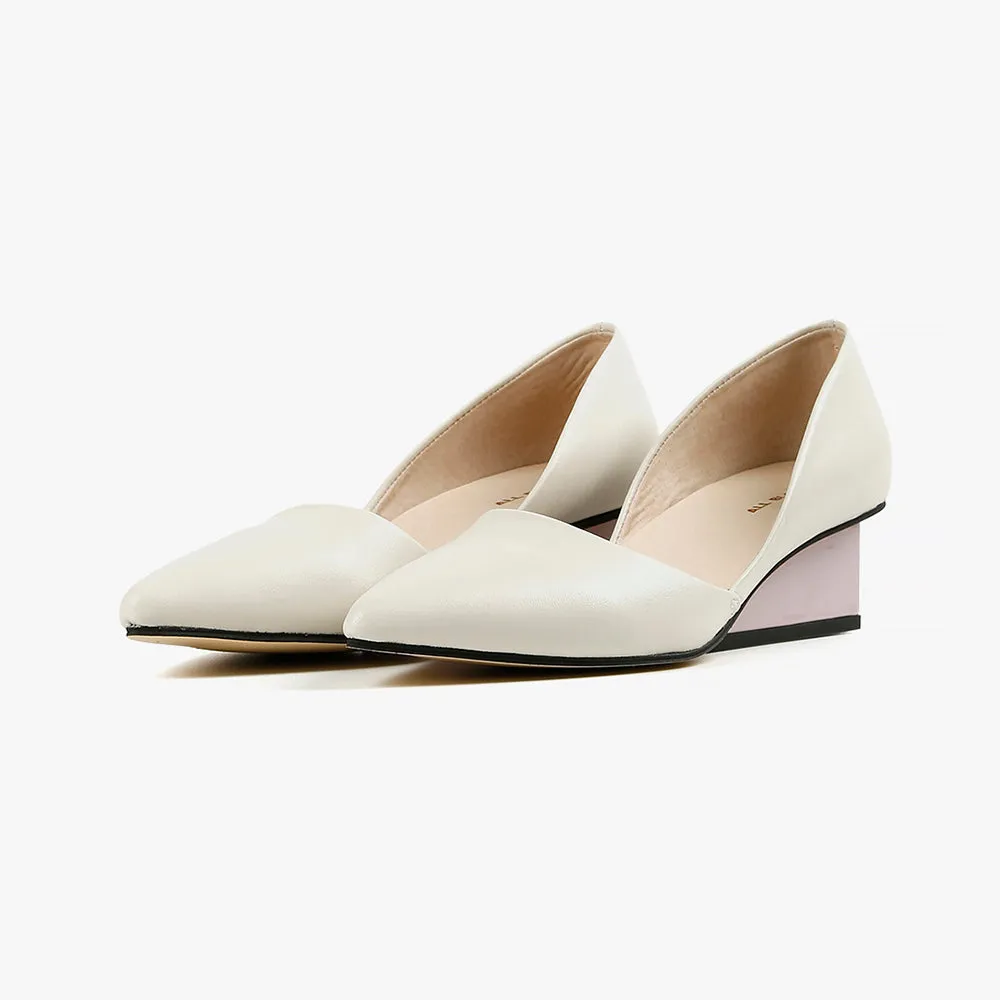 Ivory Square Wedge