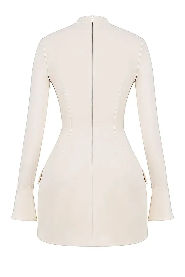 JADE MINI DRESS - CREAM