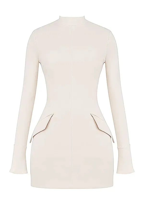JADE MINI DRESS - CREAM