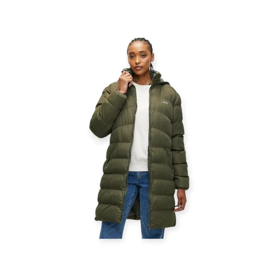 Jeep Women's Longer Length Puffer Jacket