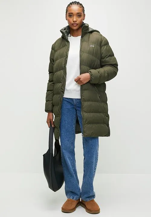Jeep Women's Longer Length Puffer Jacket
