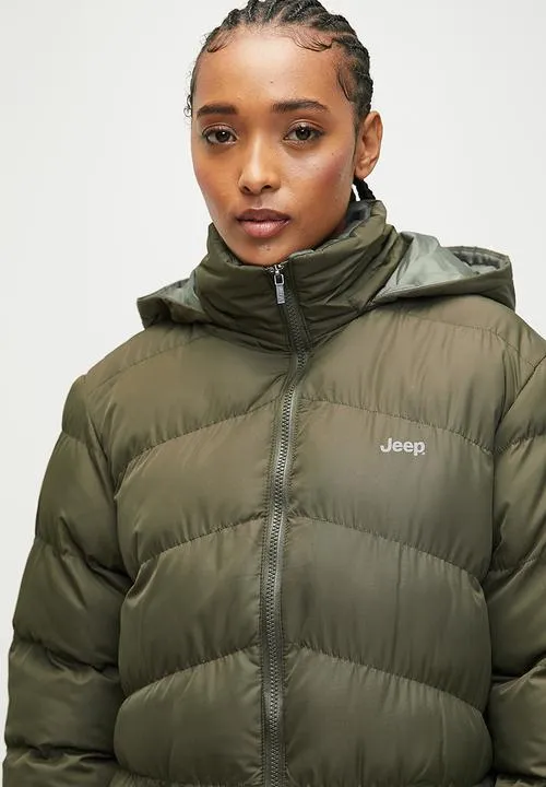 Jeep Women's Longer Length Puffer Jacket