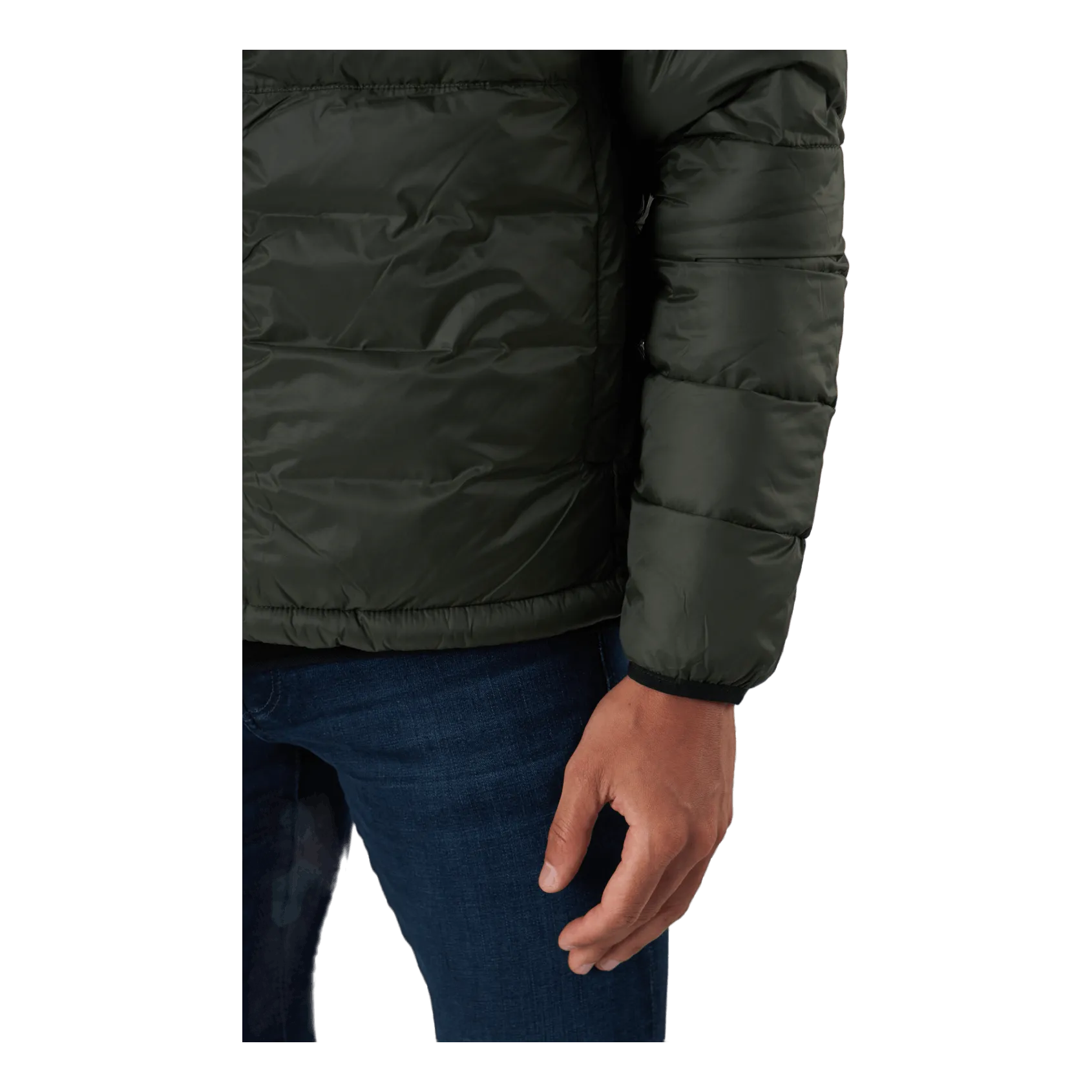 Jjeace Puffer Collar Sts Forest Night