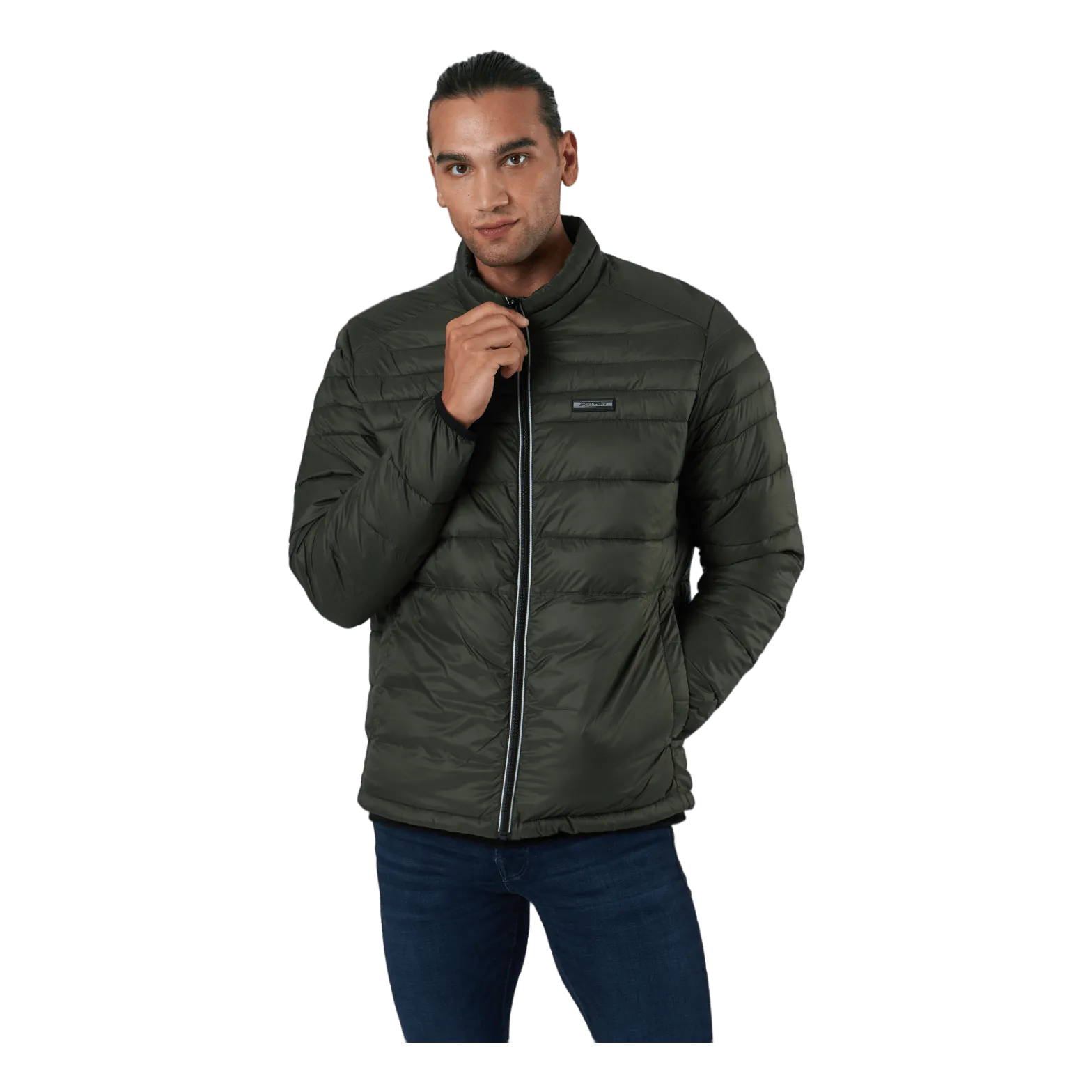 Jjeace Puffer Collar Sts Forest Night