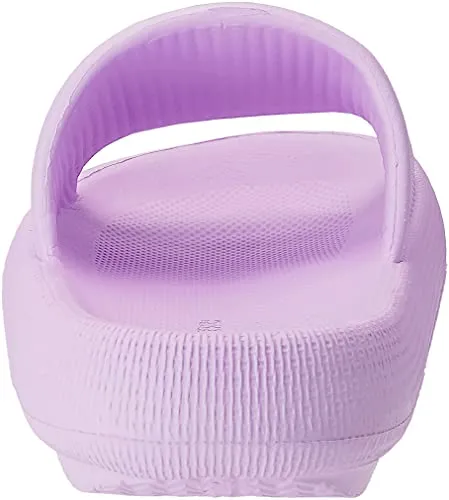 Joomra Womens Shower Slippers Slides Cloud Cushioned for Lady Quick Drying Massage Foam Female Pillow House Indoor Pool Beach Spa House Garden Sandals for Ladies Sandles Purple 40-41