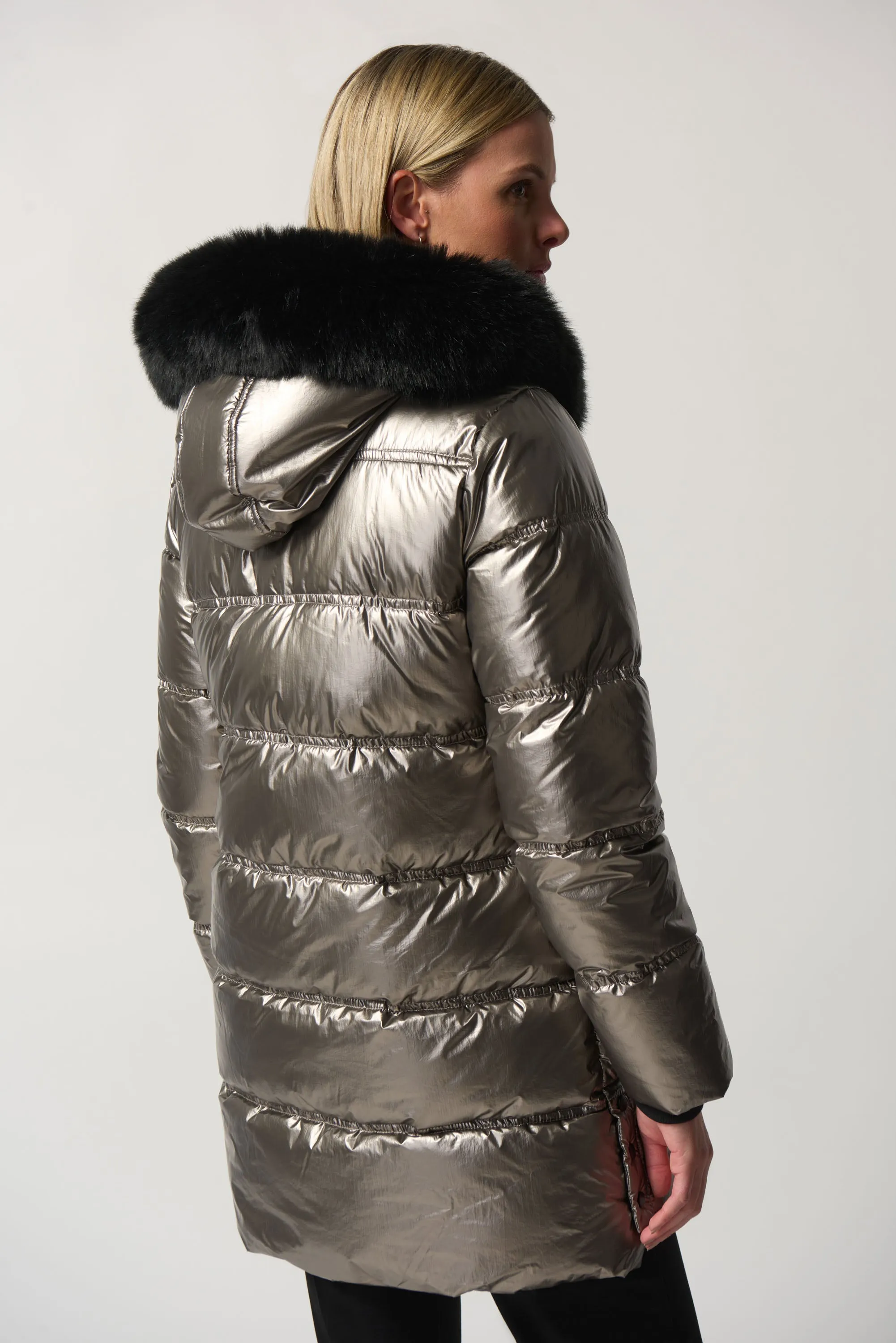 Joseph Ribkoff Hooded Puffer Coat Jr233923