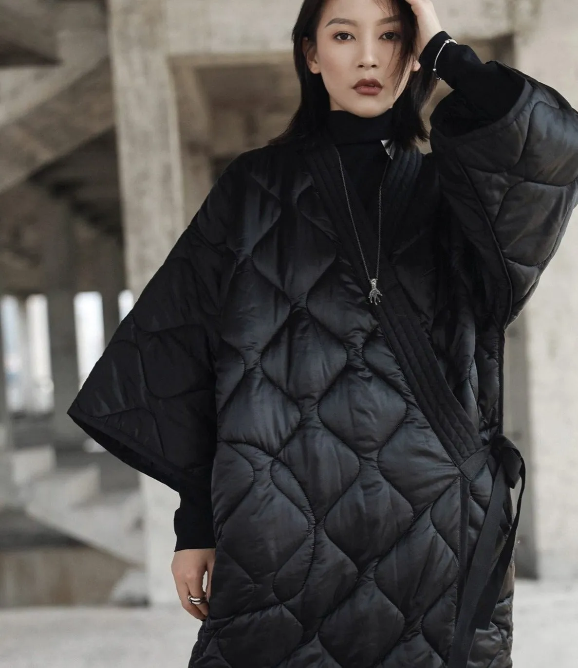 Kose Japanese Quilted Blanket Coat