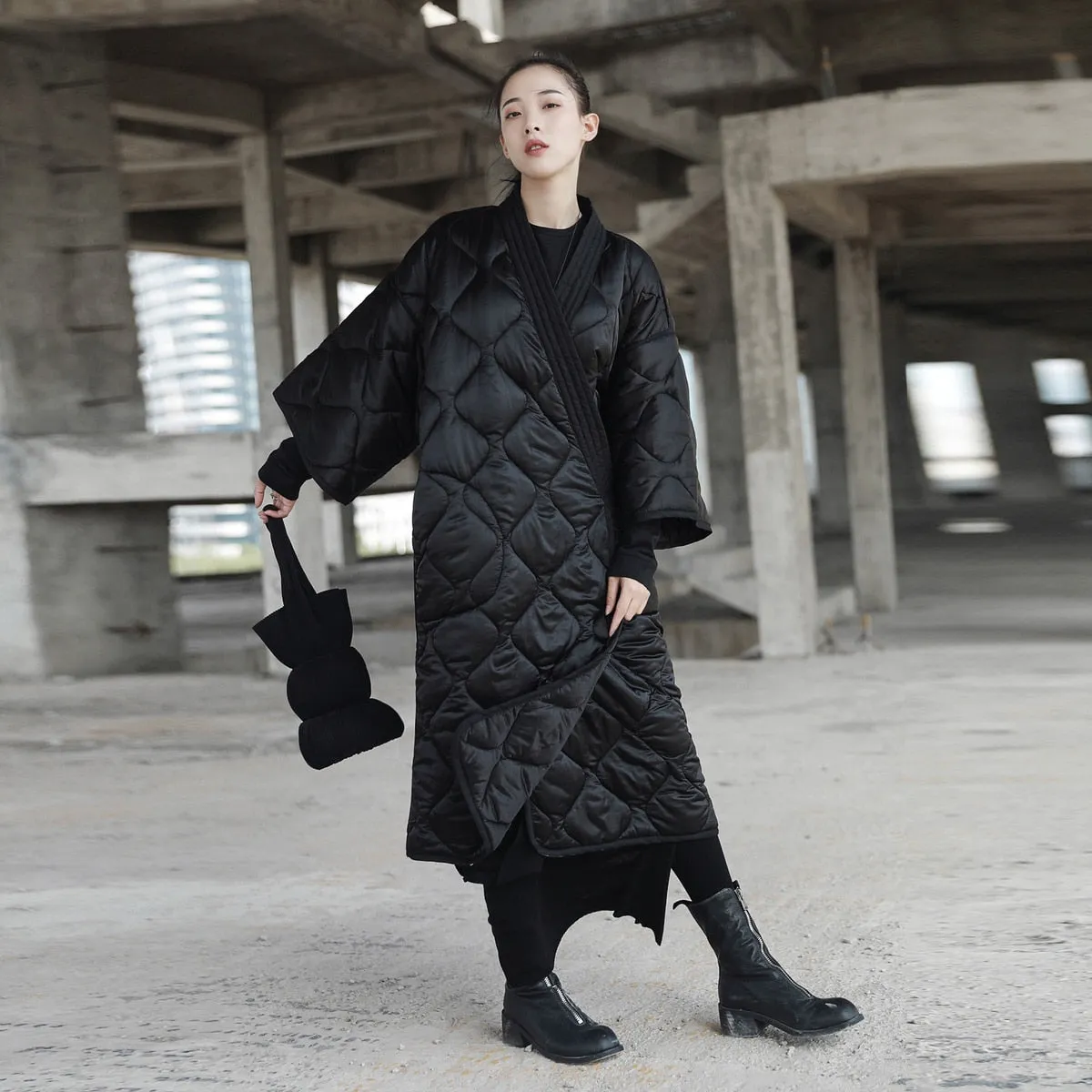 Kose Japanese Quilted Blanket Coat