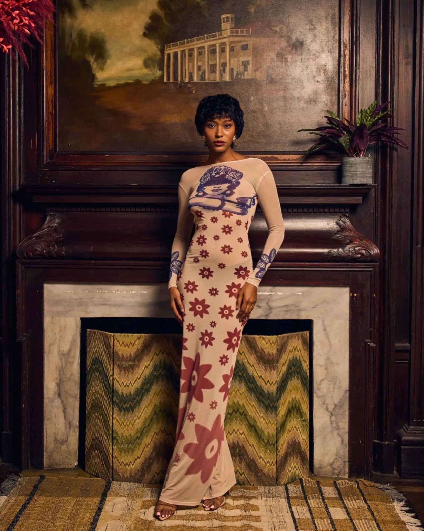 La Sirene Bodycon Maxi Dress - Pre Order