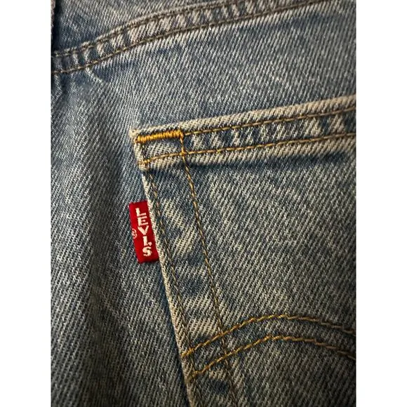 Levi's Ribcage Straight Leg Jeans - Size 31 Blue Wash High Rise Sexy &amp; Flawless