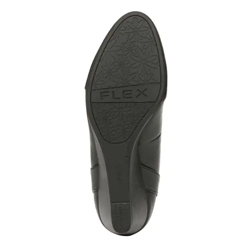 LifeStride Women's Dreams Wedge Pump, Black, 5 M US