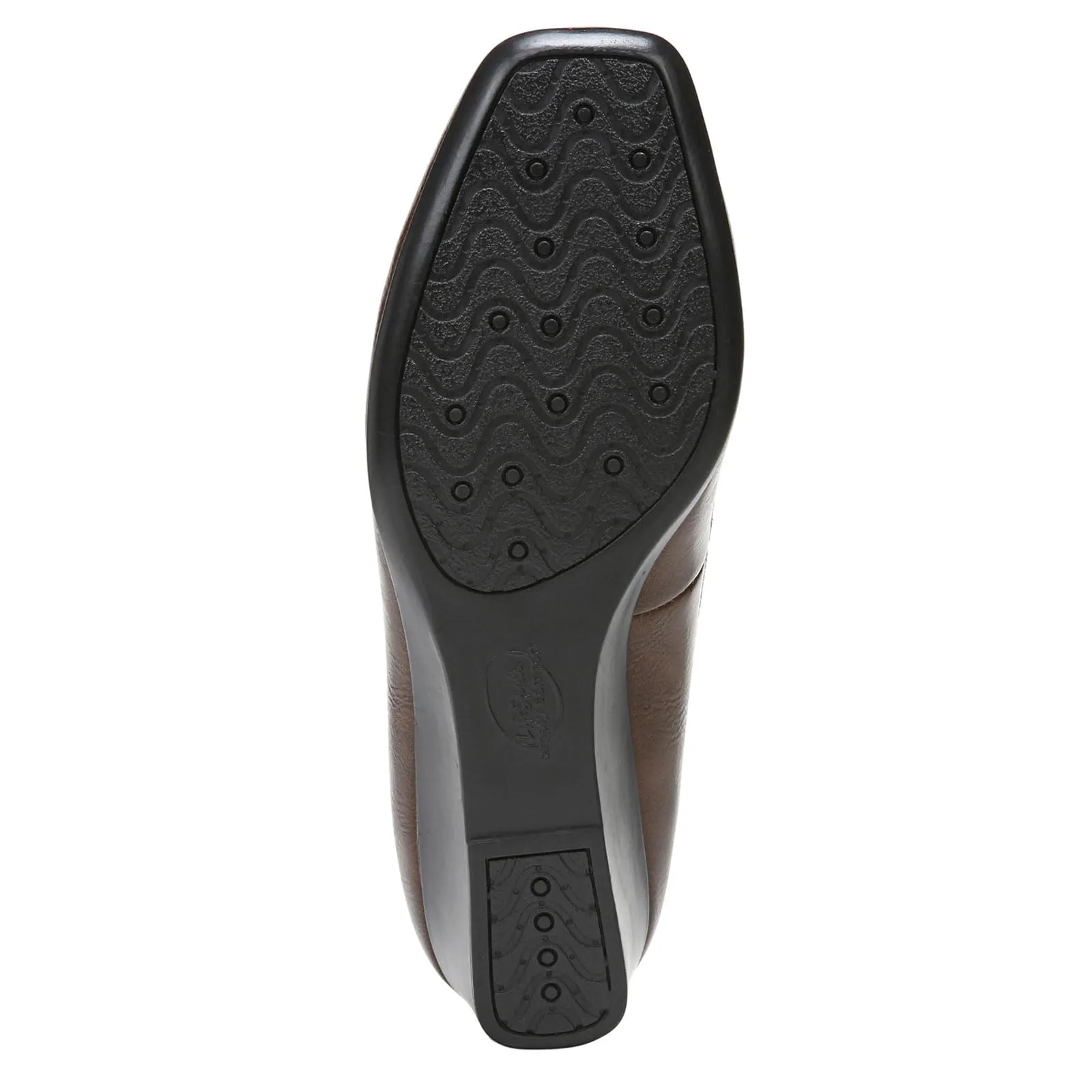LifeStride Women's Groovy Wedge Pump, darktan, 7 W US