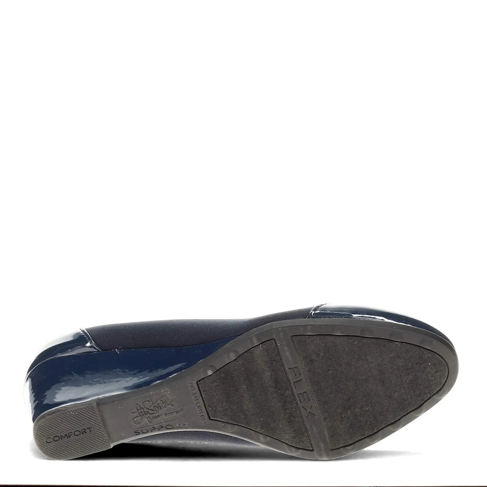 LifeStride Women's Juliana Stretch Wedge Pump, lux Navy, 9 N US